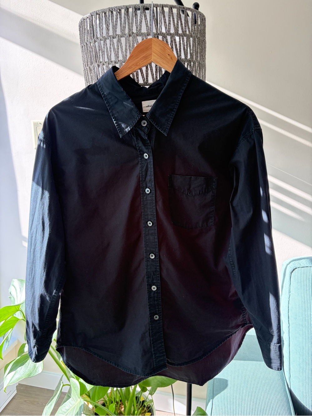 Wilfred Black  Button-Down Shirt